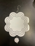 Sublimation Wind Spinner, Blank Flower Wind Spinner 10" Wind Spinner, Sublimation Blank Wind Spinner, Aluminum Wind Spinner