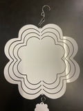 Sublimation Wind Spinner, Blank Flower Wind Spinner 10" Wind Spinner, Sublimation Blank Wind Spinner, Aluminum Wind Spinner