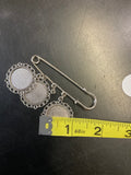 Sublimation Steel Pin, Sublimation Brooch, Sublimation Blank, Sublimation Memorial Pin, Sublimation Jewelry