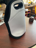 Sublimation Blank Lunch Tote with Strap, Blank Lunch Tote, Neoprene Lunch Bag, White Lunch Bag