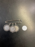 Sublimation Steel Pin, Sublimation Brooch, Sublimation Blank, Sublimation Memorial Pin, Sublimation Jewelry