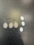 Sublimation Steel Pin, Sublimation Brooch, Sublimation Blank, Sublimation Memorial Pin, Sublimation Jewelry
