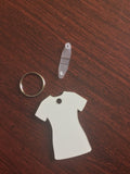 Sublimation Blank Keychain, 5 Nurse Key Chain, Scrub Key Chain, Nurses Blank Keychain