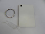 Sublimation Keychain, Sublimation Blanks, 5 Rectangle Keychain Blanks, Sublimation Blank Key chain