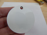Blank Keychain, 5 Sublimation Blank Round Key chain, Sublimation Blank, Round Keychain, Key chain Blank