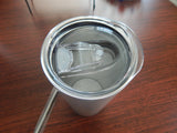 Sublimation Tumbler, 15oz Skinny Tumbler, CLEARANCE, Straight Tumbler, Sublimation Blank, Drinkware