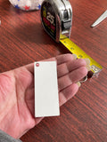 Sublimation Keychain, Sublimation Blanks, 5 Rectangle Keychain, Long Rectangle Keychains