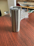 Sublimation Blank Tumbler Stainless Steel, Clearance Sublimation Tumbler, 20oz Stainless Steel, Sublimation Blank, Sublimation Tumbler