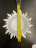 Sublimation Wind Spinner Blank Sun Shaped 10" Aluminum Hanging Garden and Yard Decoration