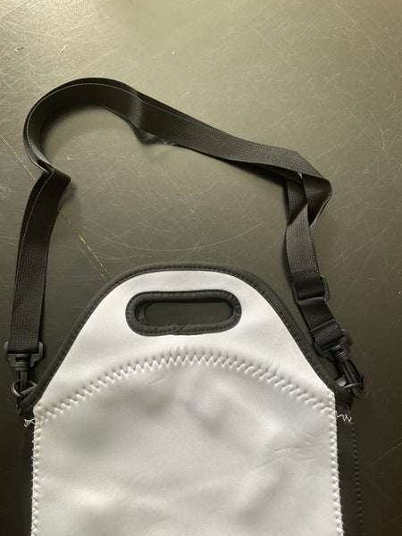 Sublimation Lunch Bag with Strap , Blank Lunch Tote, Neoprene Lunch Bag, White Lunch Bag