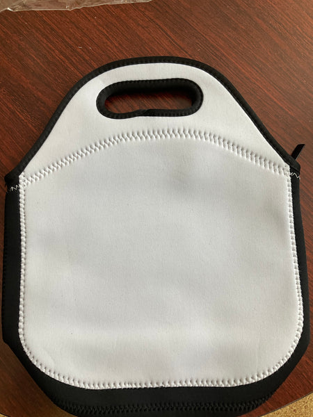 Sublimation Lunch Bag, Sublimation Blanks, Sublimation Lunch Tote, Neoprene Lunch Bag, White Lunch Bag