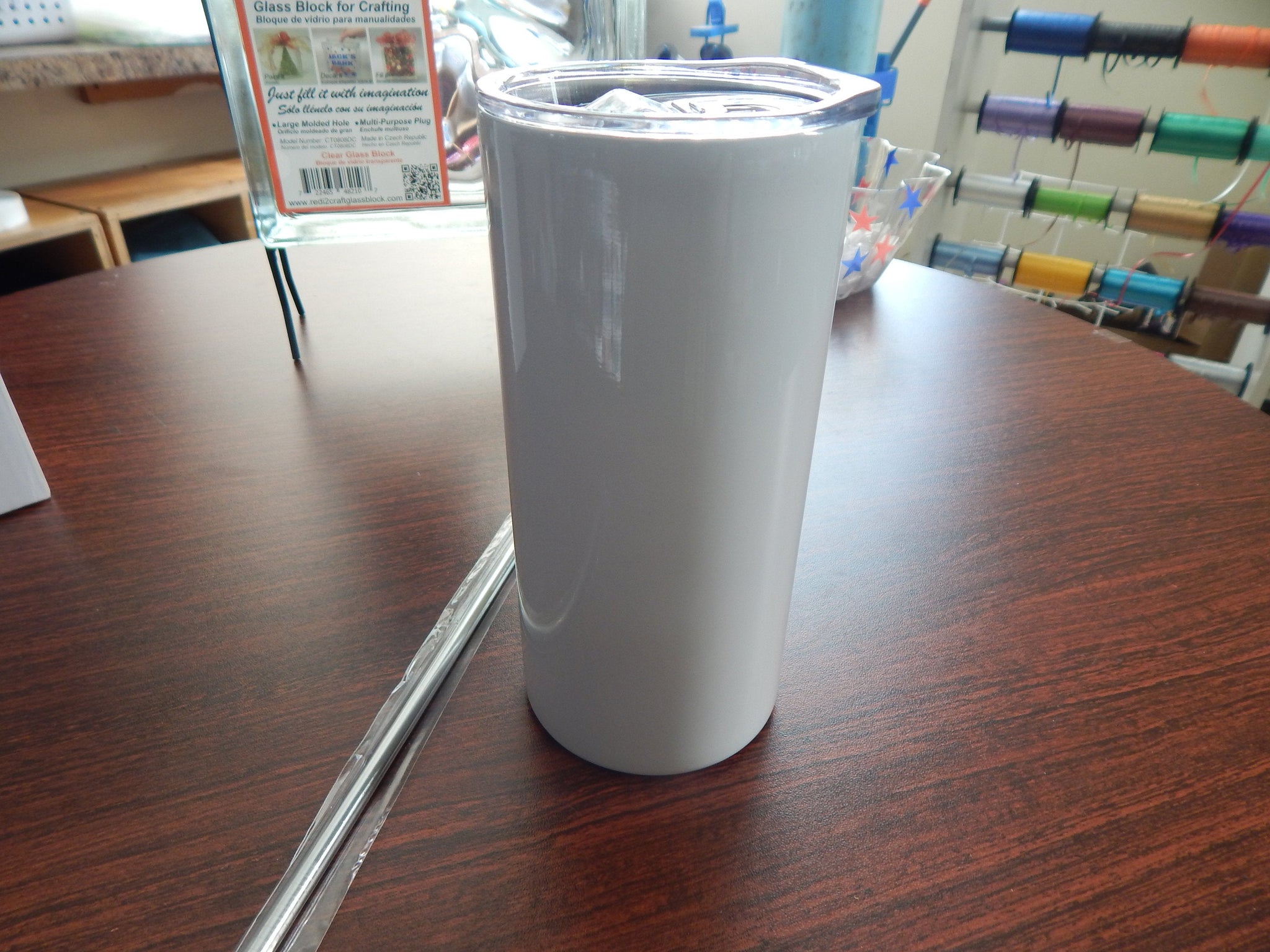 Sublimation Tumbler, 15oz Skinny Tumbler, Sublimate Blank, Straight Tu –  PsCrazycreations